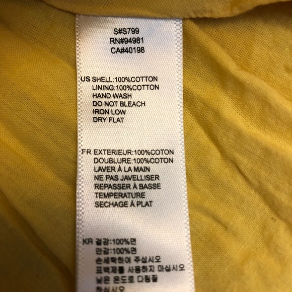 Canary yellow skirt - Picture 3 of 3